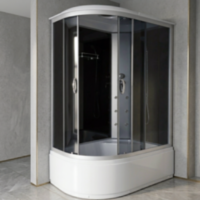 Душовий бокс KO&PO 218 G, 120 × 80 см,  Правий, затоноване скло 4 мм