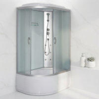 Душовий бокс KO&PO 218 F, 120 × 80 см, Правий, матове скло 4 мм