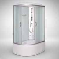 Душовий бокс KO&PO 218 F, 120×80, Правий, матове скло 4 мм