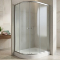 Душова кабіна KO&PO 157, 120 × 80 см, права, матове скло 5 мм