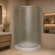 Душова кабіна KO&PO FS-02, 90 × 90 см, скло 6 мм