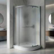 Душова кабіна KO&PO FS-02, 90 × 90 см, скло 6 мм