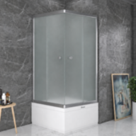Душова кабіна SHOWER Saturn 1019-6M, 90 × 90 × 205 см, квадратна, матове скло 6 мм