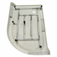 Душовий піддон KO&amp;PO 157 R, 120 × 80 см, правий - Душовий піддон KO&PO 157 R, 120 × 80 см, правий