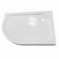 Душовий піддон KO&amp;PO 157 R, 120 × 80 см, правий - Душовий піддон KO&PO 157 R, 120 × 80 см, правий