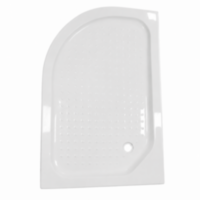 Душовий піддон KO&PO 157 R, 120 × 80 см, правий