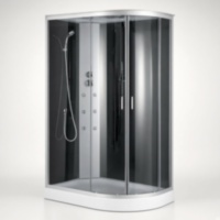 Душовий бокс KO&PO 220 GL, 120×80, лівий, затоноване скло 4 мм