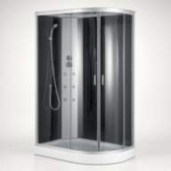 Душовий бокс KO&PO 220 GL, 120×80, лівий, затоноване скло 4 мм