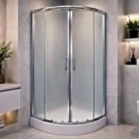 Душова кабіна KO&PO R-522, 90 × 90 см, матове скло 6 мм
