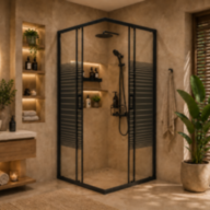 Душова кабіна SUNWAYS Linea, 90 × 90 см, без піддону - Душова кабіна SUNWAYS Linea, 90 × 90 см, без піддону