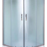 Душовий бокс KO&PO 470 F, 90 × 90 см, з матовим склом та білими стінками