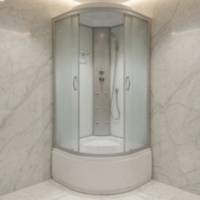 Душовий бокс KO&PO 470 FJ, 90 × 90 см, з Матовим склом та з 6шт. форсунками