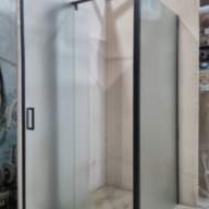 Душова кабіна SUNWAYS BlackLine-matt, 90 × 90 см, Без піддона, матове скло 6 мм - Душова кабіна SUNWAYS BlackLine-matt