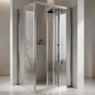 Душова кабіна SUNWAYS Crystal, 90 × 90 см, без піддона, прозоре скло 6мм - Душова кабіна SUNWAYS Crystal