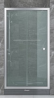 Душові двері SHOWART TITAN 140 × 180 см, матове скло 5 мм
