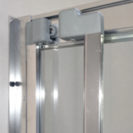 Душова кабіна SUNWAYS Crystal, 100 × 80 см, без піддона, прозоре скло 6 мм - Душова кабіна SUNWAYS Crystal, 100 × 80 см
