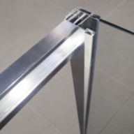 Душова кабіна SUNWAYS Crystal, 100 × 80 см, без піддона, прозоре скло 6 мм - Душова кабіна SUNWAYS Crystal, 100 × 80 см