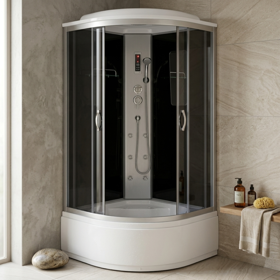Душовий бокс KO&PO 470 RG, 90 × 90 см 