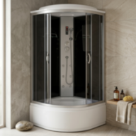 Душовий бокс KO&amp;PO 470 RG, 90 × 90 см  - Душовий бокс KO&PO 470 (90) RG