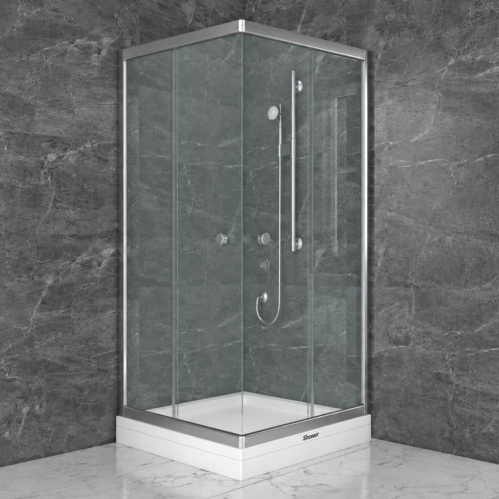 Душова кабіна SHOWER Saturn 162-6, 80×80, скло 6 мм