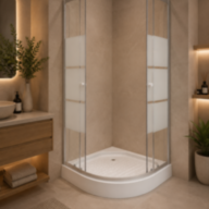 Душова кабіна KO&PO 7122-7, 90 × 90 см, без піддону