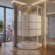 Душова кабіна KO&PO 7122-7, 90 × 90 см, без піддону