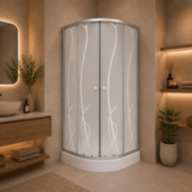 Душова кабіна KO&PO 7122-11, 90 × 90 см, без піддону