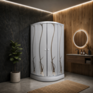 Душова кабіна KO&PO 7122-11, 90 × 90 см, без піддону