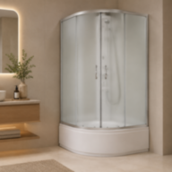 Душовий бокс KO&PO 6021 F, 80 × 80 см, з матовим склом