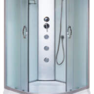 Душовий бокс KO&PO 470 FJ BIG, 90 × 90 см, з Матовим склом та з 3шт. форсунками