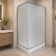 Душова кабіна SHOWER Saturn 372, 120 × 80 см, матове скло