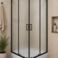 Душова кабіна SUNWAYS FROST, 90 × 90 см, матове скло 5 мм - Душова кабіна SUNWAYS™ FROST, 90 × 90 см, матове скло 5 мм