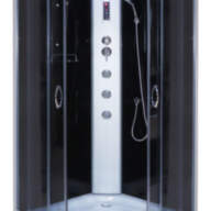 Душовий бокс KO&PO 126 RG, 90 × 90 см, з радіо, з світлом