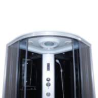 Душовий бокс KO&PO 126 RG, 90 × 90 см, з радіо, з світлом