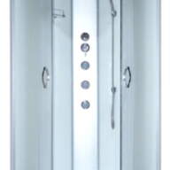 Душовий бокс KO&amp;PO 126 FJ, 80 × 80 см, з матовим склом та тропічним душем - Душовий бокс KO&PO 126 FJ 80*80 см