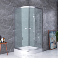 Душова кабіна SHOWER Saturn 005-6, 90 × 90 × 190 см, прозоре загартоване скло 6 мм