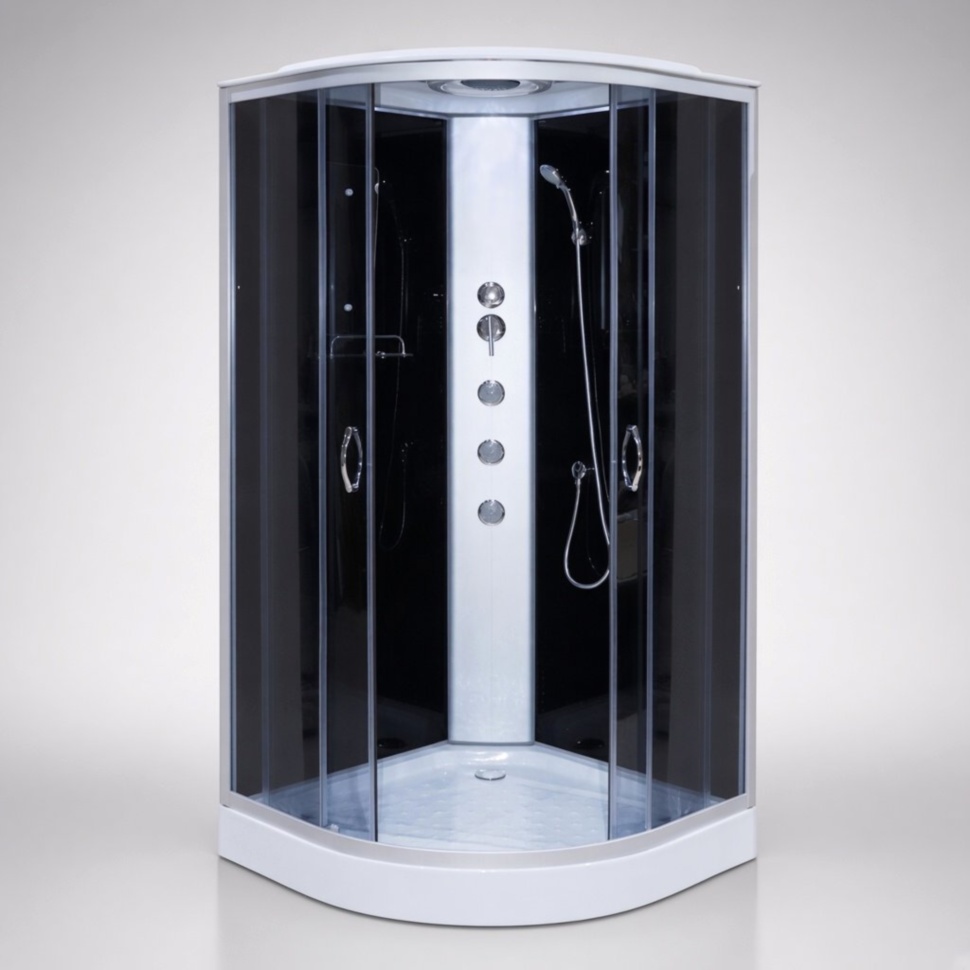 Душовий бокс KO&PO 126 GJ, 80×80, з тропічним душем