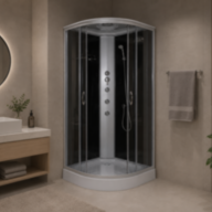 Душовий бокс KO&amp;PO 126 GJ, 80 × 80 см, з тропічним душем - Душовий бокс KO&PO 126 GJ, 80 × 80 см, з тропічним душем
