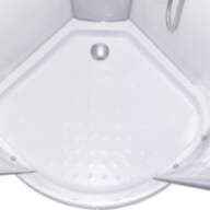 Душовий бокс KO&amp;PO 126 FJ, 100 × 100 см, з матовим склом - Душовий бокс KO&PO 126 FJ, 100 × 100 см, з матовим склом