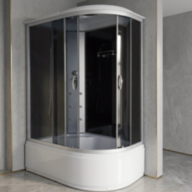 Душовий бокс KO&PO 218 G, 120 × 80 см,  Лівий, Тонований 4 мм