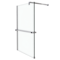 Перегородка для душа SUNWAYS Bar Chrome, 100×195, прозоре скло 8 мм - SUNWAYS Bar Chrome, 100×195