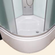 Душовий бокс KO&amp;PO 470 RF, 100 × 100 см, з Матовим склом, з Витяжкою, з Підсвічуванням - Душовий бокс KO&PO 470 (100) RF