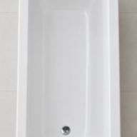 Ванна SHOWER ARTMINA SW-6767, 170 × 70 см, з ногами, панелі, злив-перелив