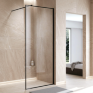 Перегородка для душа SUNWAYS Obsidian 80 × 195 см, прозоре скло 8мм с прінтом