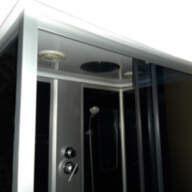 Душовий бокс KO&PO 715 GR, 120 × 80 см, правий, тоноване скло 5 мм
