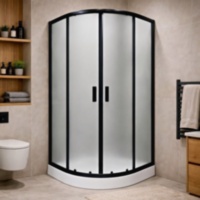 Душова кабіна SUNWAYS BlackBlur, 90 × 90 см