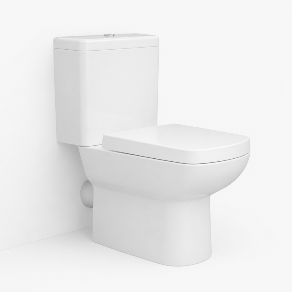 Унитаз напольный VIBA LENA 63 × 36 × 77 см, сидіння дюрапласт