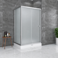 Душова кабіна SHOWER Neptun 372, 120 × 80 см, матове скло 6 мм