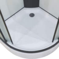 Душовий бокс SUNWAYS JET, 90 × 90 см, Тропічний душ з матовим склом 4мм