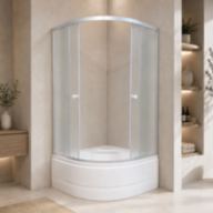 Душова кабіна KO&PO 7125, 90 × 90 см, з матовим склом 4 мм